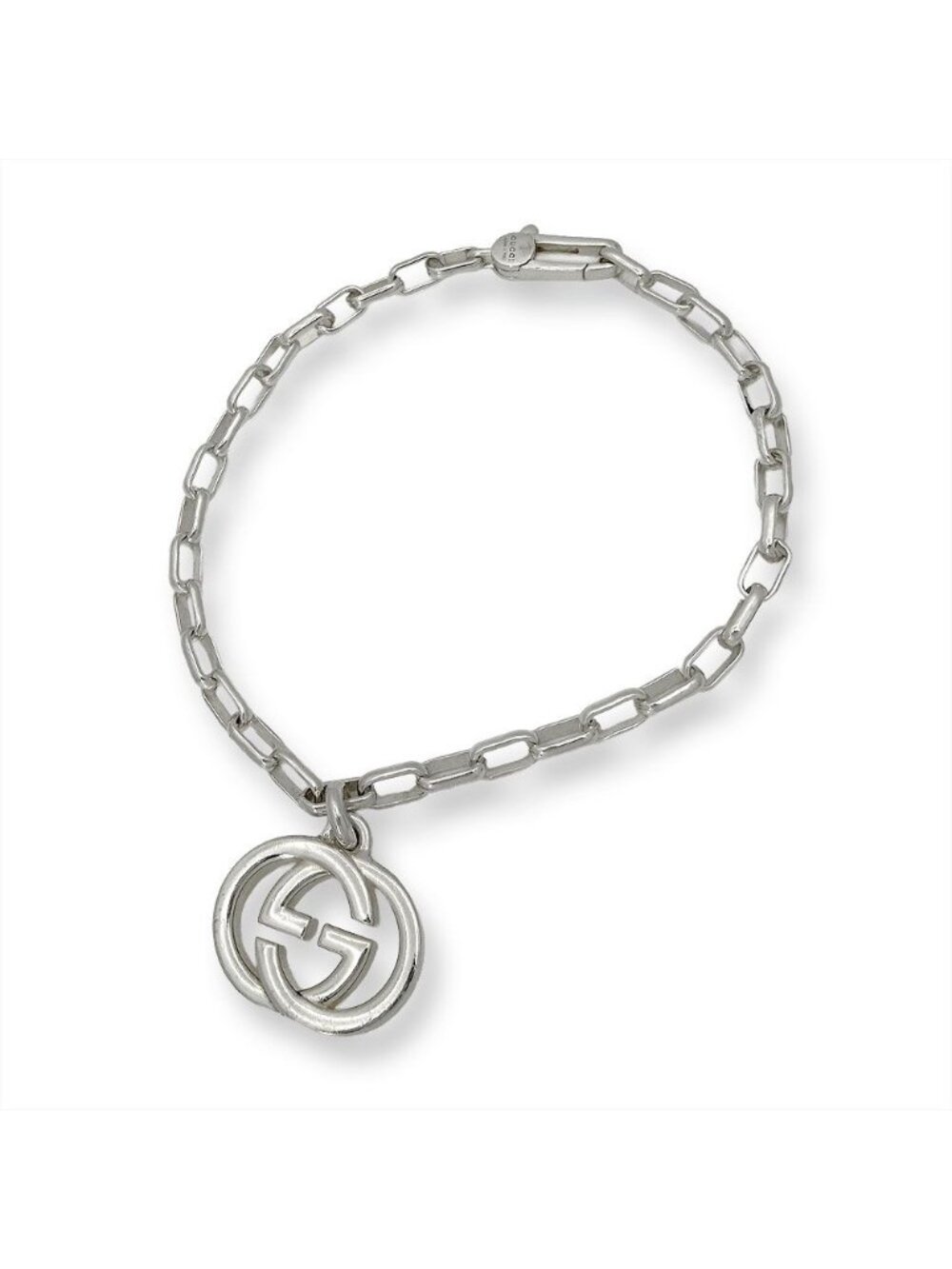 Gucci Interlocking Bracelet Silver